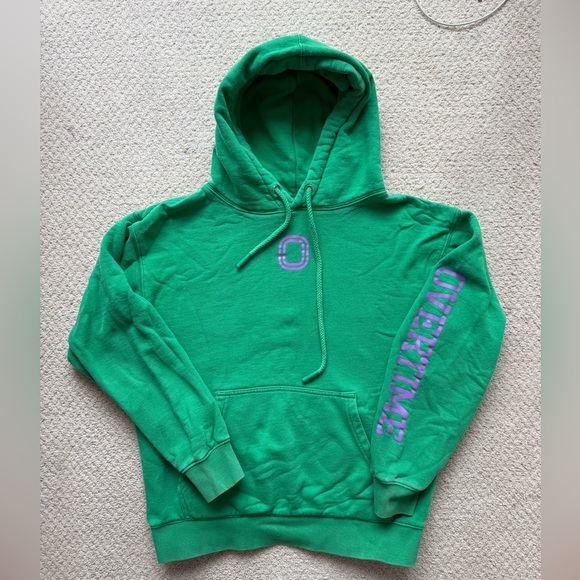 Overtime Adult Classic Hoodie size S in jade green - Picture 1 of 5